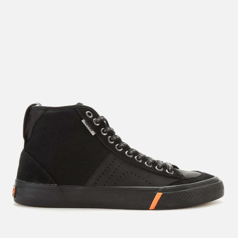 Superdry Men's Skate Classic High Top Trainers - Black Image 1