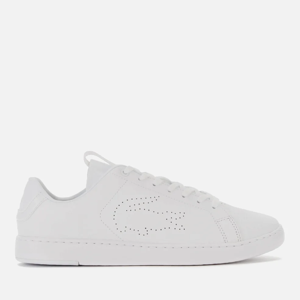 Lacoste Men's Carnaby Evo Light Leather Trainers - White Image 1