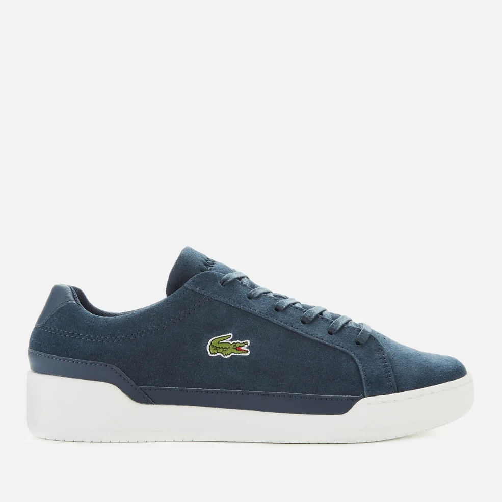 Lacoste Men's Challenge Suede Trainers - Navy/White Image 1