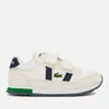 Lacoste Toddlers' Partner Velcro Trainers - Off White/Navy - Image 1