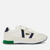 Lacoste Kids' Partner Retro Trainers - Off White/Navy - Image 1