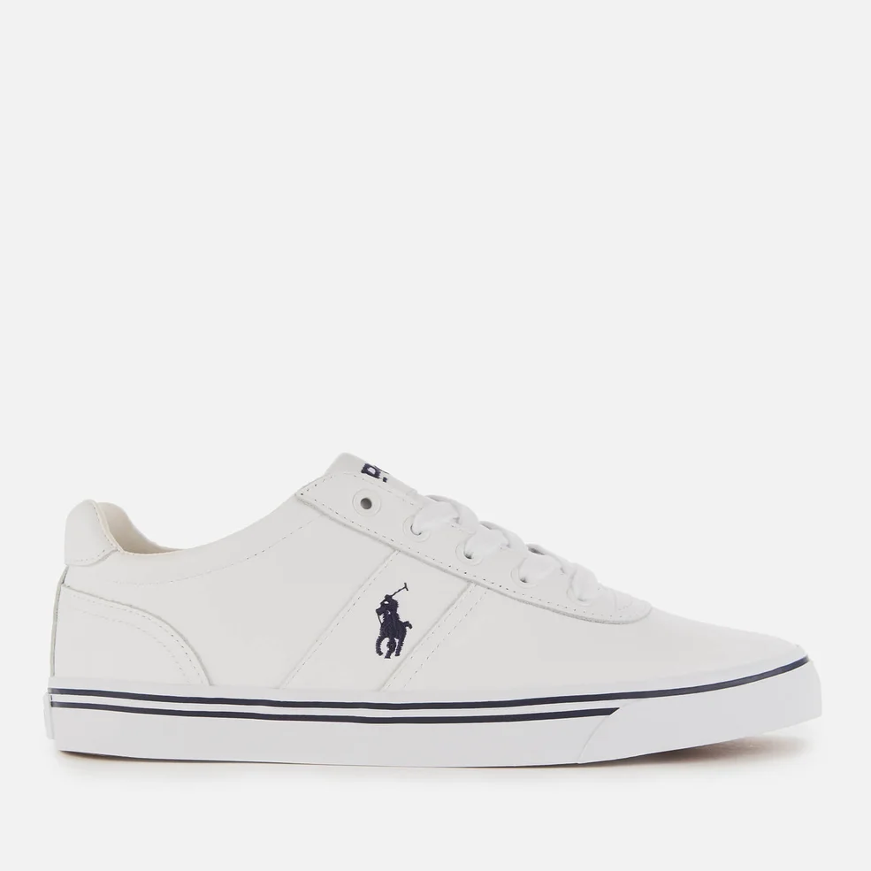 Polo Ralph Lauren Men's Hanford Leather Low Top Trainers - Pure White Image 1