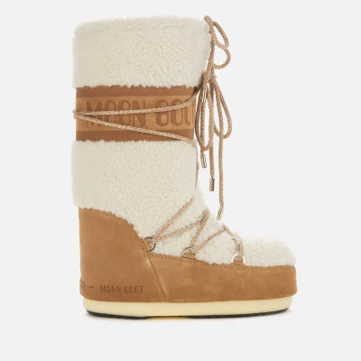 Moon Boot Women's Wool Boots - Sand/Off White