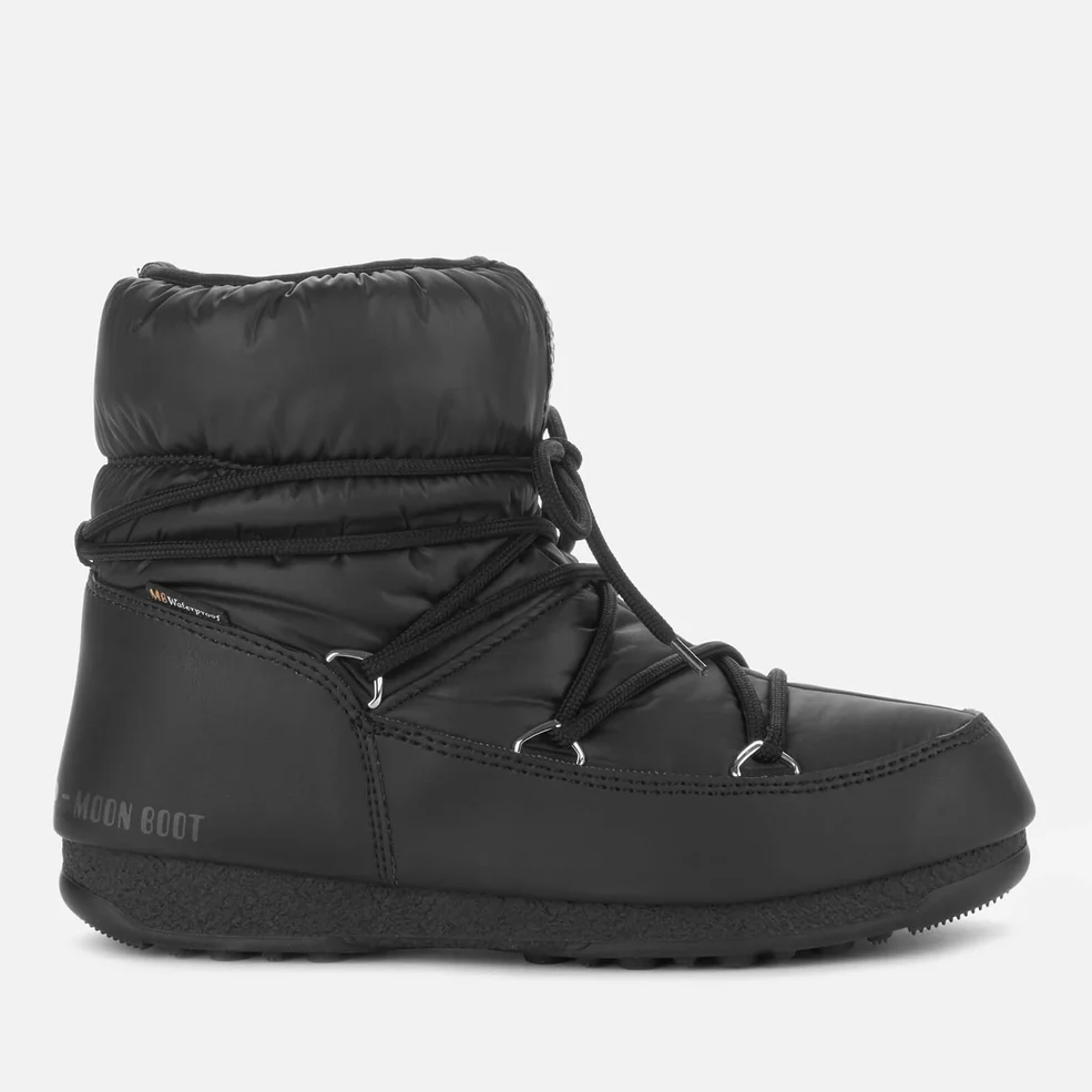 Moon Boot Women's Low Nylon Waterproof 2 Boots - Black Image 1