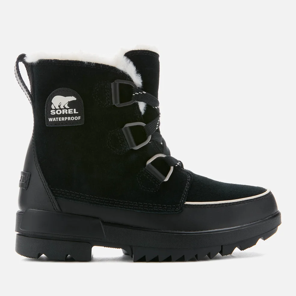 Sorel Women's Torino Waterproof Suede Hiking Style Boots - Black Image 1