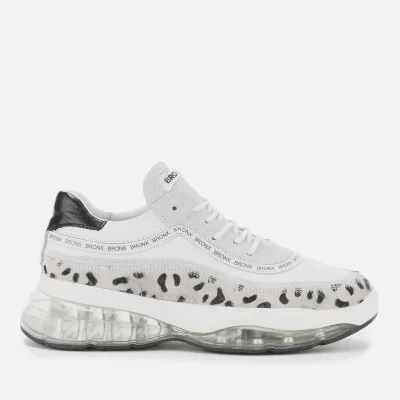 Bronx Women's Bubbly Running Style Trainers - Dalmatian/White/Black