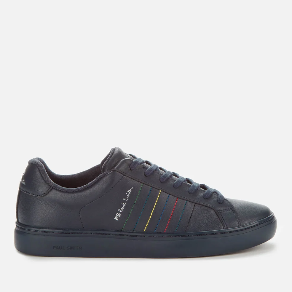 PS Paul Smith Men's Rex Leather Cupsole Trainers - Dark Navy Image 1