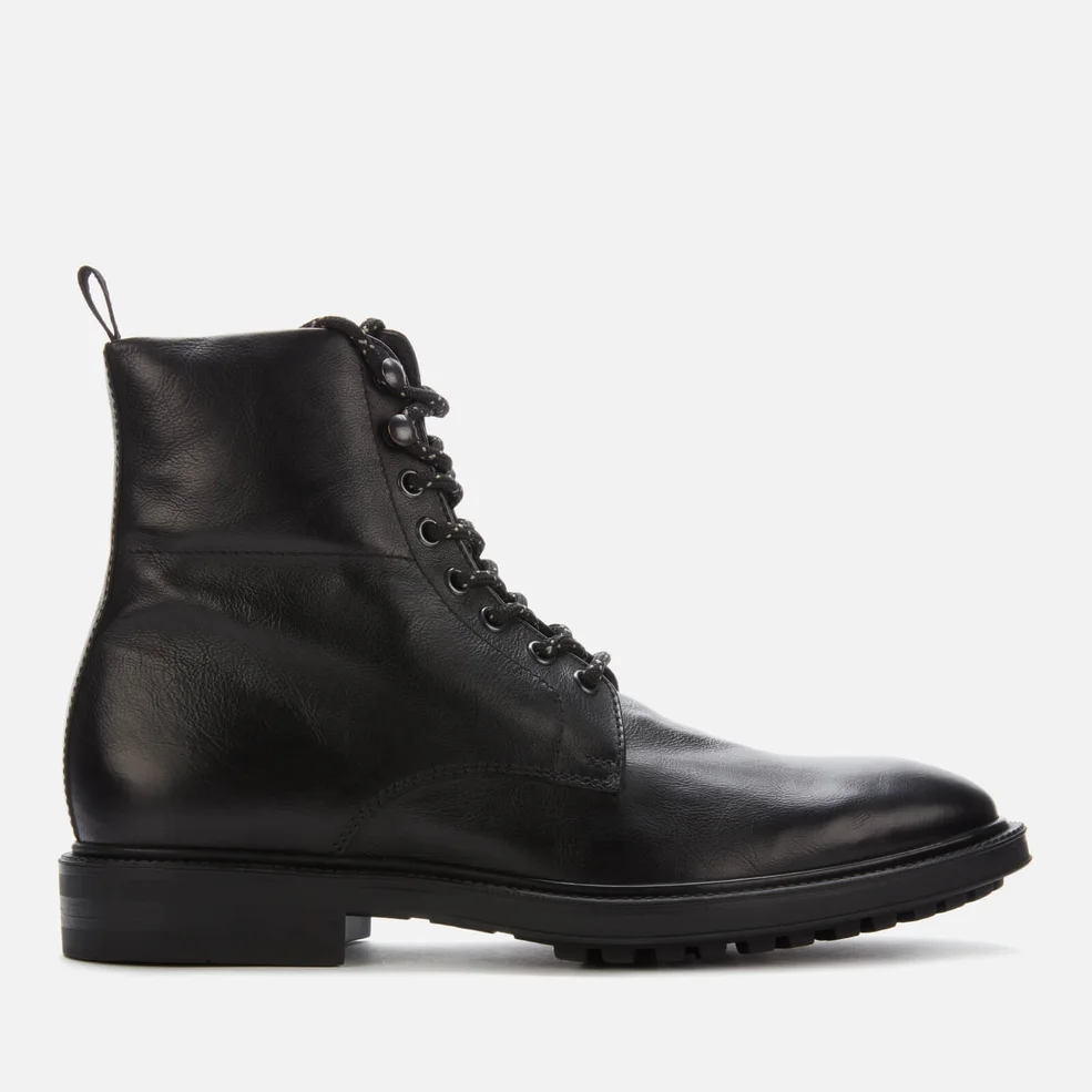 Paul Smith Men's Arno Leather Commando Lace Up Boots - Black Image 1