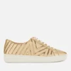 MICHAEL MICHAEL KORS Women's Whitney Low Top Trainers - Pale Gold - Image 1