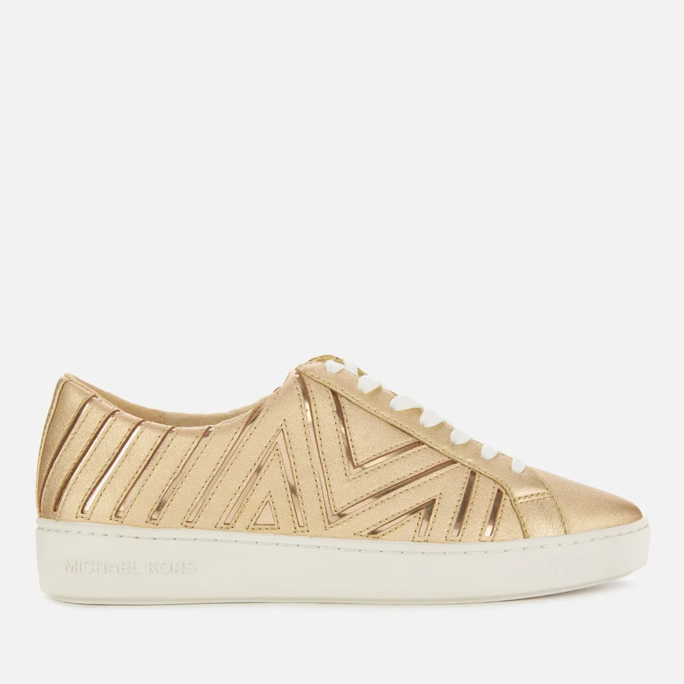 MICHAEL MICHAEL KORS Women's Whitney Low Top Trainers - Pale Gold Image 1