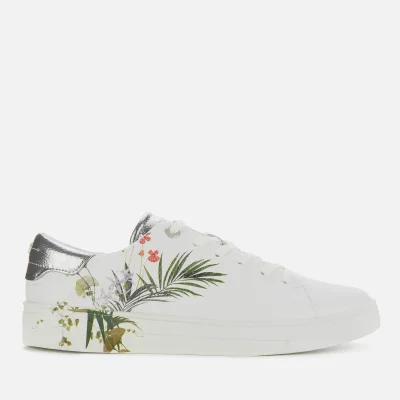 Ted Baker Women's Penil Leather Low Top Trainers - White