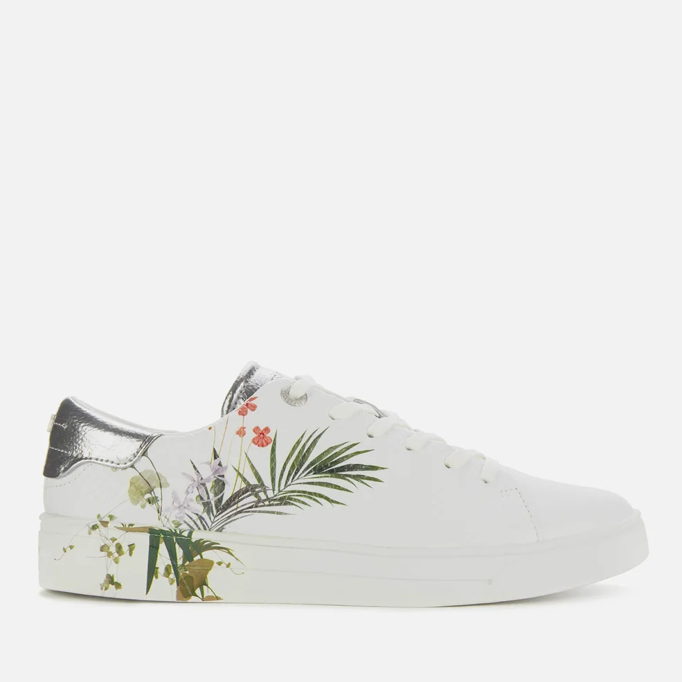 Ted Baker Women's Penil Leather Low Top Trainers - White Image 1