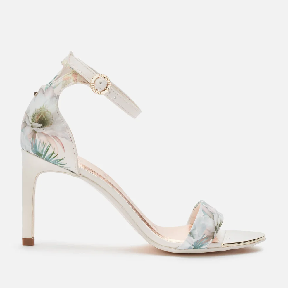 Ted Baker Women's Mwilli Barely There Heeled Sandals - White/Blue Image 1