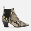 Ted Baker Women's Rilans Snake Print Western Style Ankle Boots - Natural - Image 1