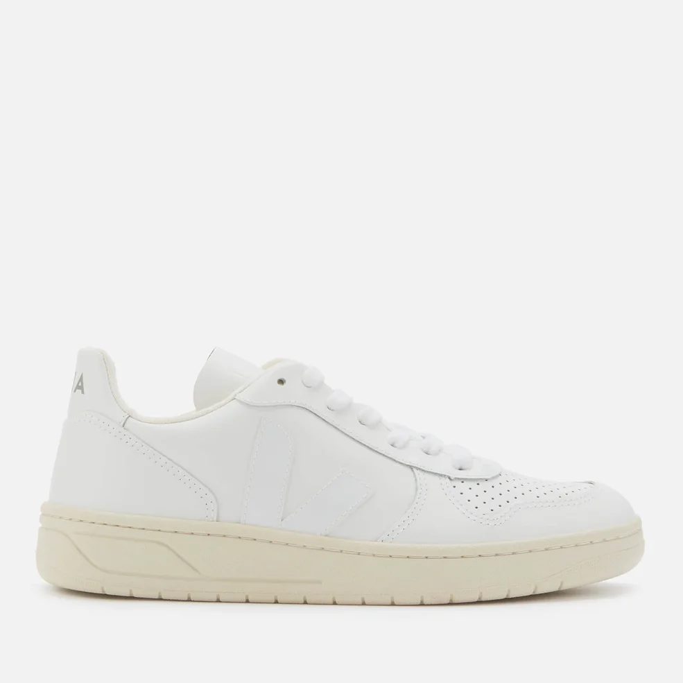 Veja Women's V-10 Leather Trainers - Extra White Image 1