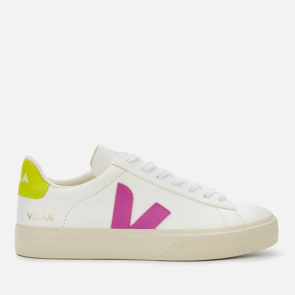 Veja Women's Campo Chrome Free Trainers - Extra White/Ultra Violet Image 1