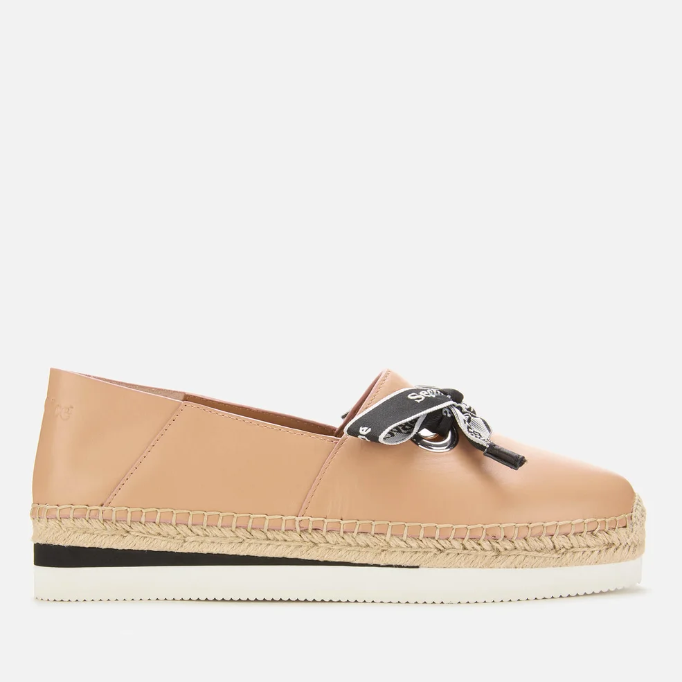 See By Chloé Women's Leather Espadrilles - Rosellina Image 1
