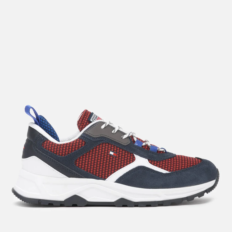 Tommy Hilfiger Men's Fashion Mix Chunky Running Style Trainers - Desert Sky Image 1