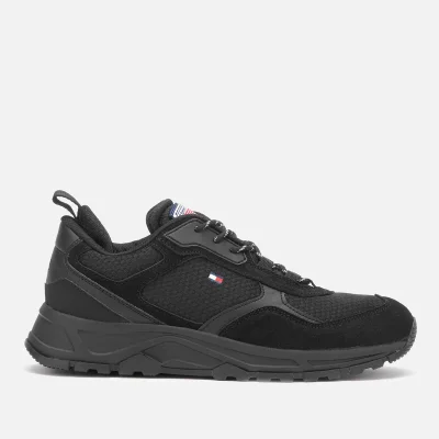 Tommy Hilfiger Men's Fashion Mix Chunky Running Style Trainers - Black