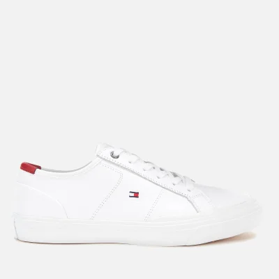 Tommy Hilfiger Men's Core Corporate Flag Low Top Trainers - White