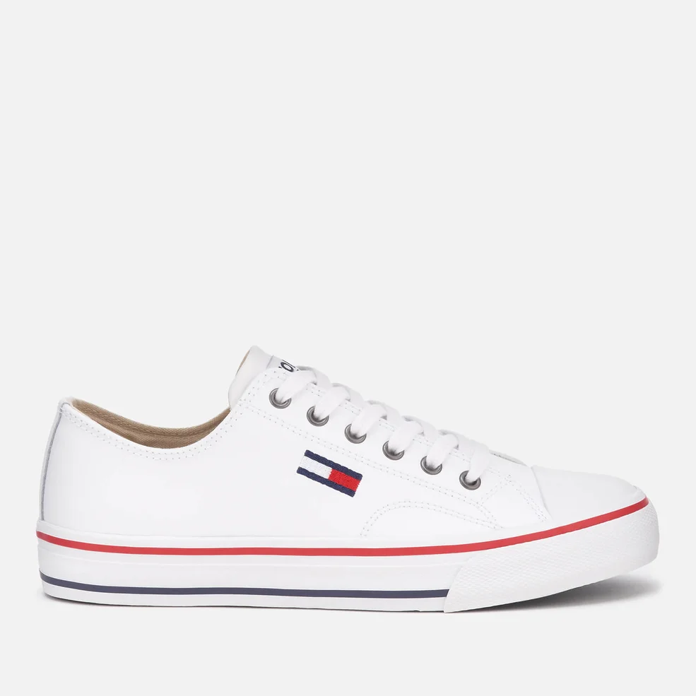 Tommy Jeans Women's Leather City Low Top Trainers - White Image 1