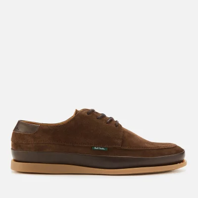 PS Paul Smith Men's Broc Suede Casual Shoes - Chocolate