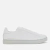 Armani Exchange Men's Leather Cupsole Trainers - Optical White - Image 1