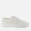 Clarks Women's Hero Leather Brogue Trainers - White - Image 1