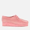 Clarks Originals Women's Wallabee Suede Shoes - Bright Pink - Image 1