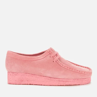 Clarks Originals Women's Wallabee Suede Shoes - Bright Pink
