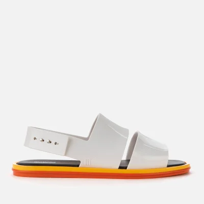 Melissa Women's Carbon Double Strap Sandals - White Contrast
