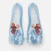 Mini Melissa Kids' Disney Frozen Ultragirl Ballet Flats - Sky Glitter Frost Bow - Image 1