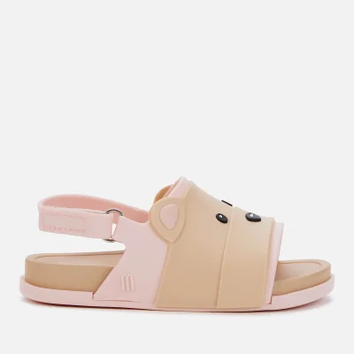 Mini Melissa Toddlers' Beach Slide Bear Sandals - Pink Contrast