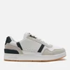 Lacoste Men's T-Clip 120 Leather/Suede Chunky Trainers - White/Navy - Image 1