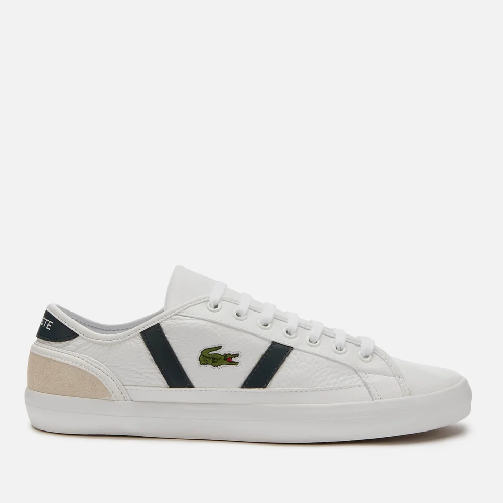 Lacoste Men's Sideline 120 3 Low Top Trainers - White/Off White Image 1