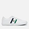 Lacoste Men's Lerond 119 3 Leather Low Top Trainers - White/Navy - Image 1