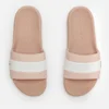 Lacoste Women's Croco Slide 120 Slide Sandals - Natural/White - Image 1