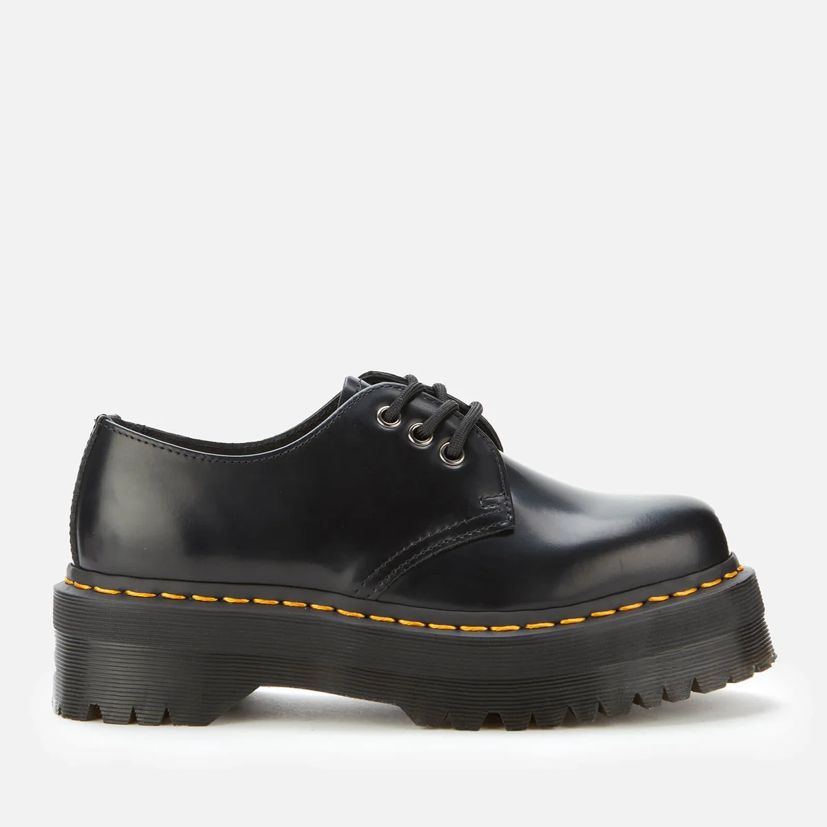 Dr. Martens 1461 Quad Leather 3-Eye Shoes - Black Image 1