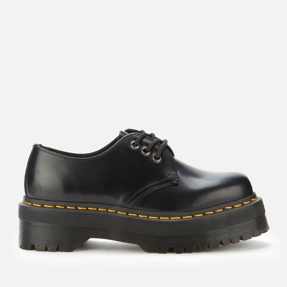 Dr. Martens 1461 Quad Leather 3-Eye Shoes - Black - UK 9 Image 1