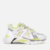 Ash Women's Flash Running Style Trainers - White/Silver/Fluo Yellow - Image 1