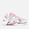Ash Women's Flash Running Style Trainers - White/Silver/Fluo Pink - Image 1