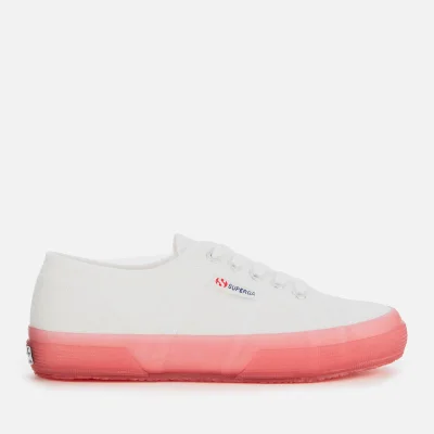 Superga Women's 2750-Cotutransparentsole Trainers - White/Pink