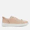 Ted Baker Women's Astrina Ruffle Detail Tennis Trainers - Pink - Image 1