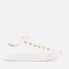 Converse Women's Chuck Taylor All Star Speckled Ox Trainers - White/Gold/Rose Maroon - Image 1