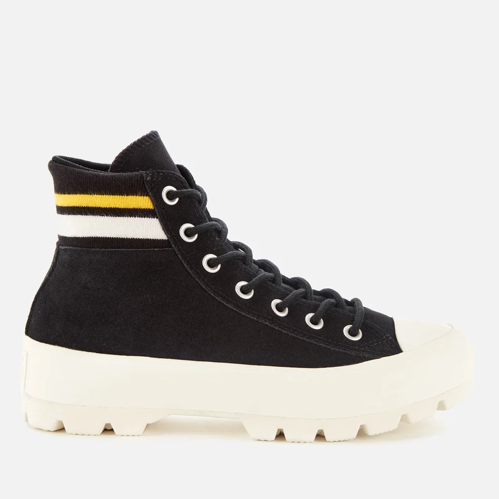 Converse Women's Chuck Taylor All Star Lugged Varsity Hi-Top Trainers - Black/Amarillo/Egret Image 1