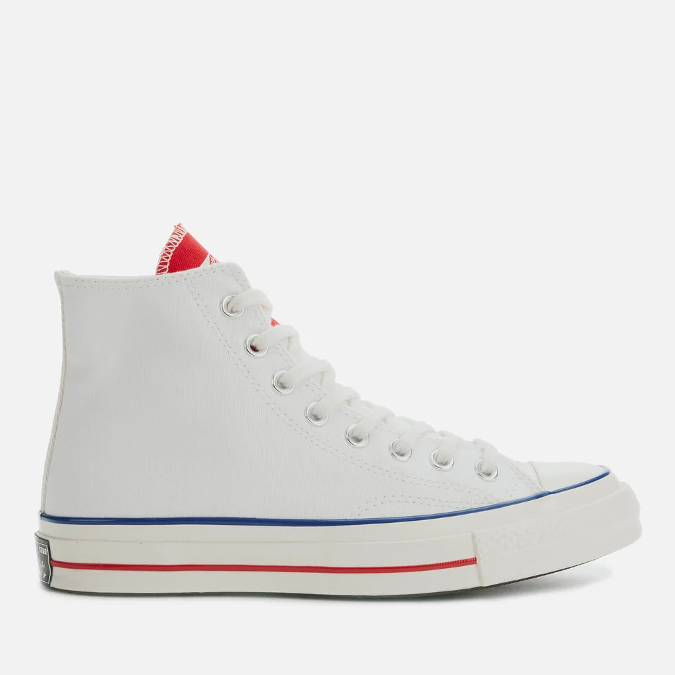 Converse Men's Chuck 70 Twisted Tongue Hi-Top Trainers - White/University Red/Egret Image 1