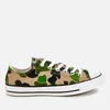 Converse Men's Chuck Taylor All Star Camo Ox Trainers - Black/Candied Ginger/White - Image 1