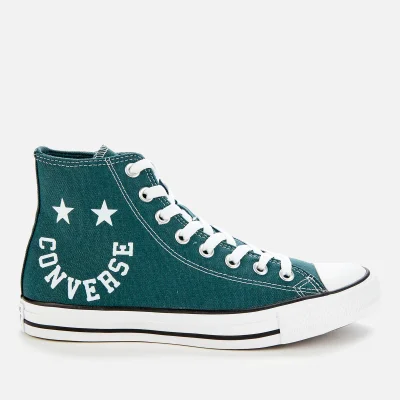 Converse Men's Chuck Taylor All Star Smile Hi-Top Trainers - Faded Spruce/Black/White