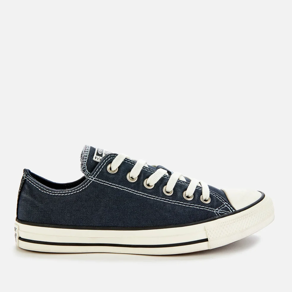 Converse Men's Chuck Taylor All Star Ox Trainers - Navy/Egret/Black Image 1
