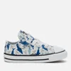 Converse Toddlers' Chuck Taylor All Star 1V Shark Bite Ox Trainers - Photon Dust/Rush Blue/White - Image 1